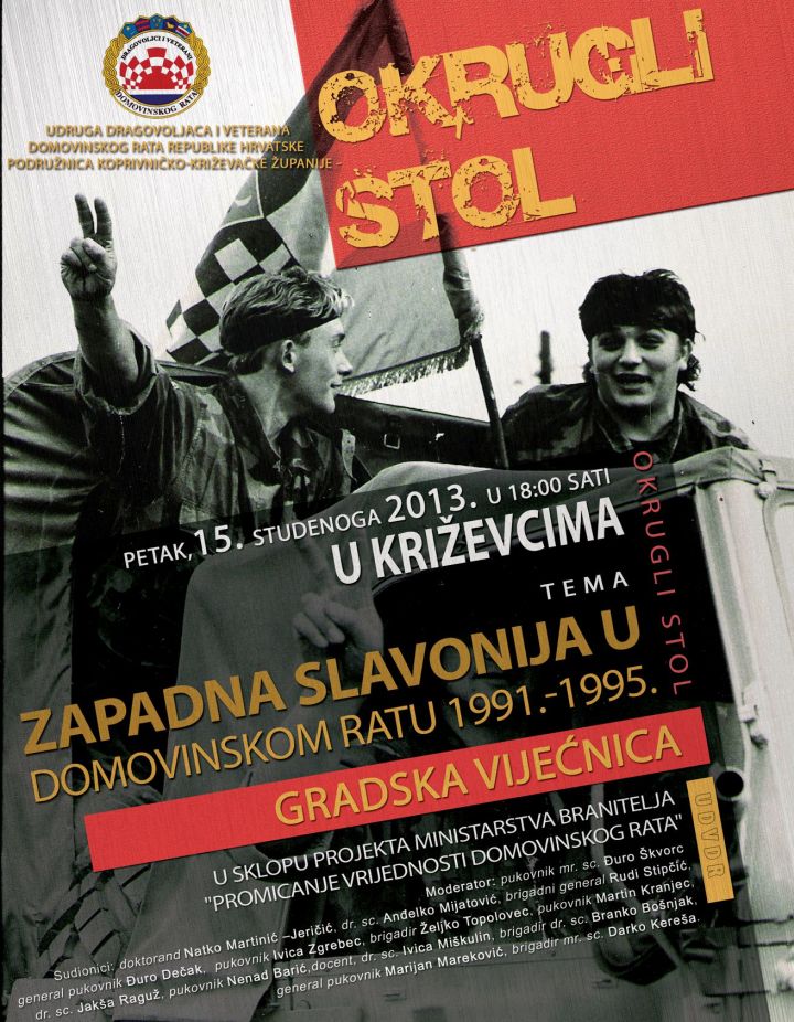 Plakat_okrugli_stol_Domovinski_rat_design_Radotovic
