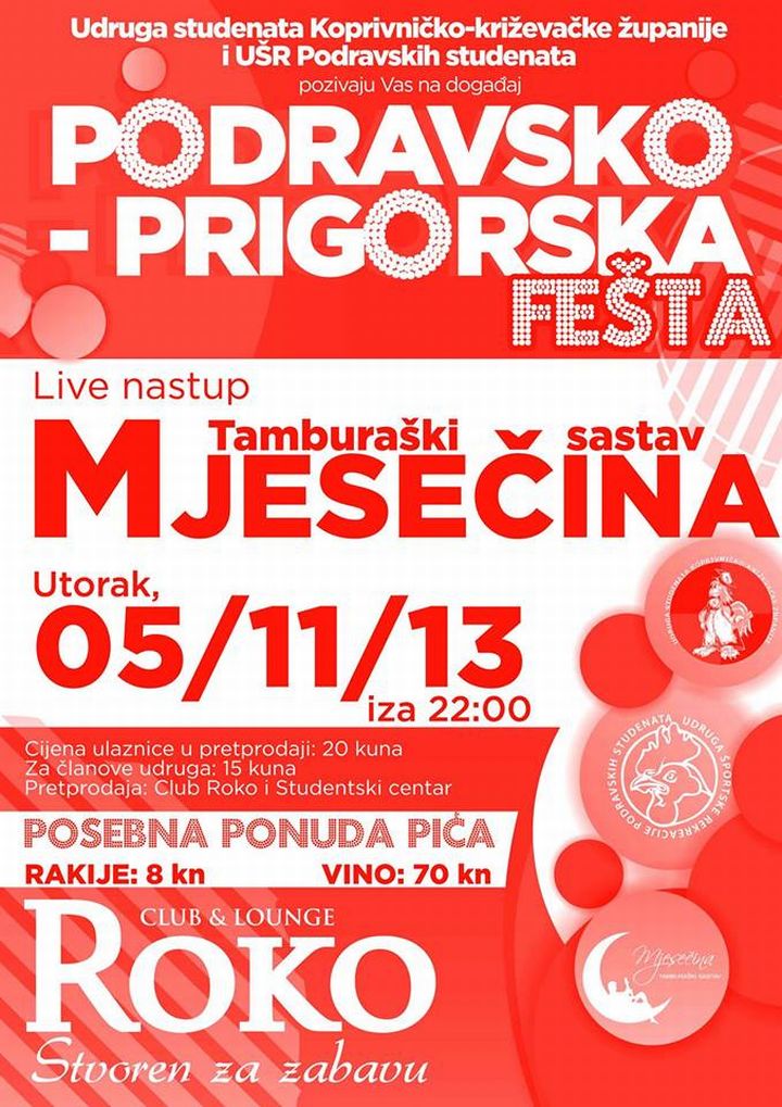 Podravsko-prigorska_festa_Zagreb_udruga_studenata_Roko