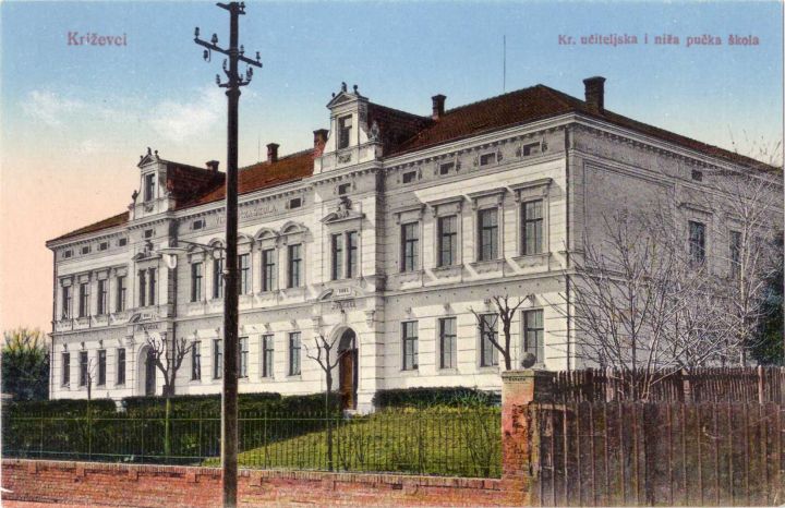 OS_Ljudevita_Modeca_skola_Krizevci_povijest_razglednica