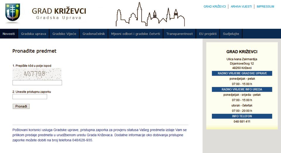 e-Status_gradska_uprava_online_pracenje_statusa_zahtjeva_predmeta