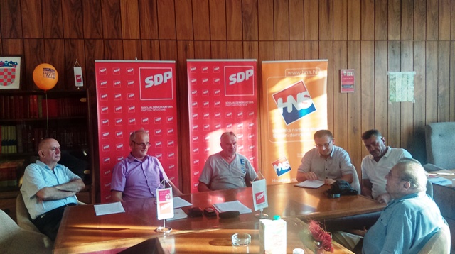 Zajedničko priopćenje političkih stranaka - SDP, HNS, HSU, A-HSS, HL i nezavisnih vijećnika u Gradskom vijeću grada Križevci