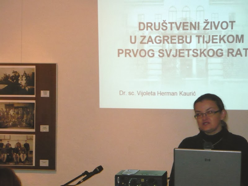 Noć muzeja 2014 - predavačica Vijoleta Herman Kaurić