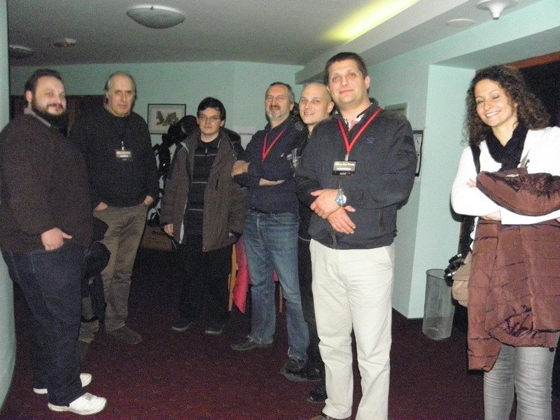 Neformalno druženje astronoma u hotelu Tomislavov dom na Sljemenu (foto: R.Matić 22. studenoga 2014.)