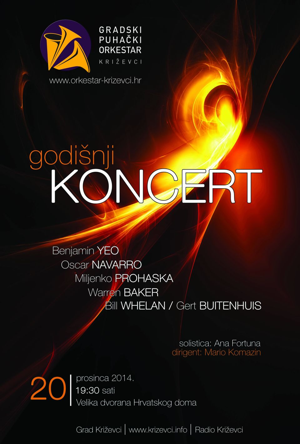 GPOK_Gradski_puhacki_orkestar_Krizevci_Bozicni_koncert_2014