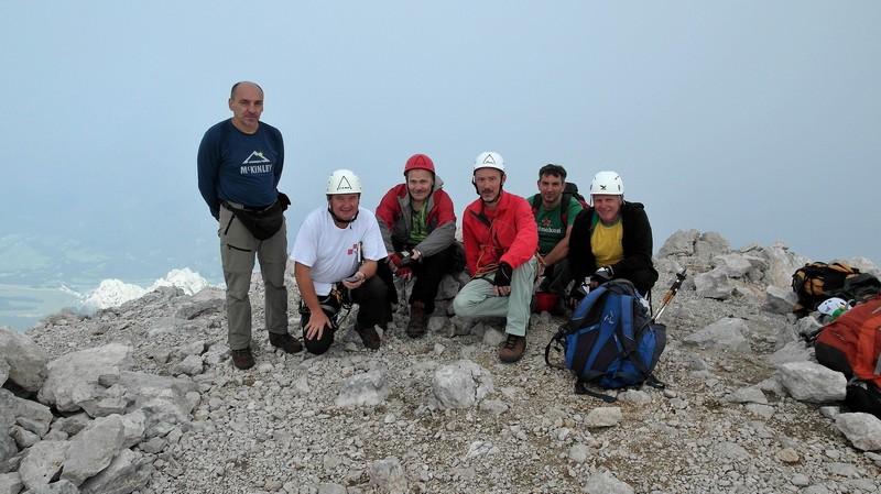 Na vrhu Špika (foto Alojz Cetl)