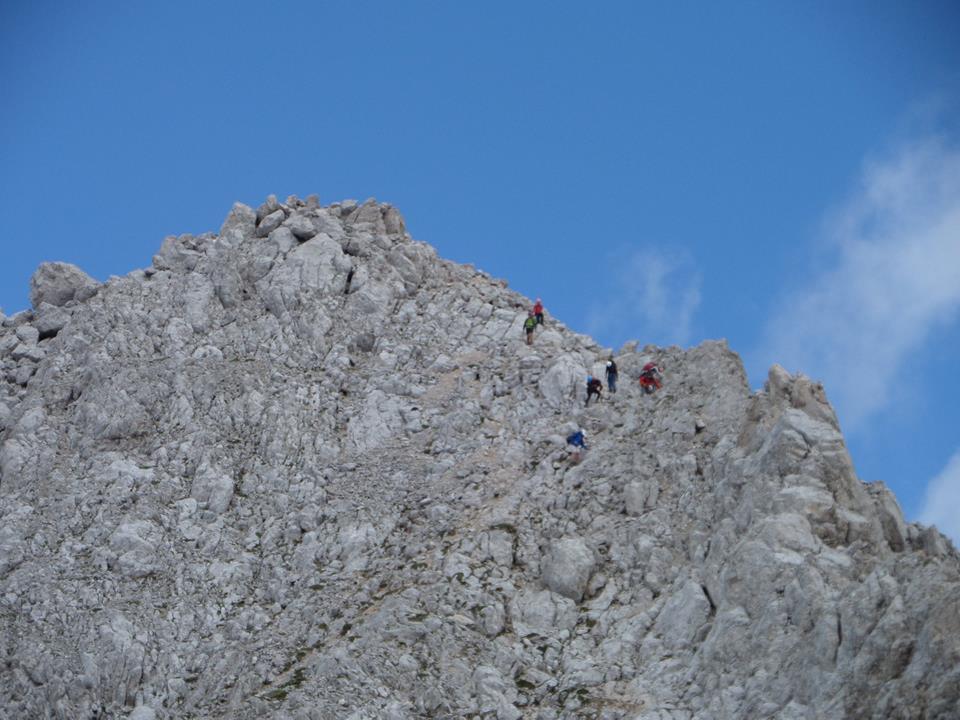 Uspon na Špik (foto Alojz Cetl)