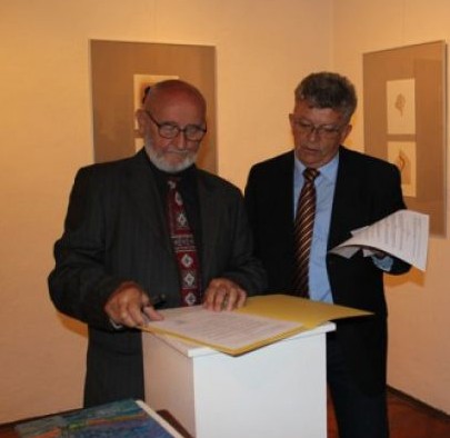 Izložba i donacija akademskog umjetnika Antona Cetina