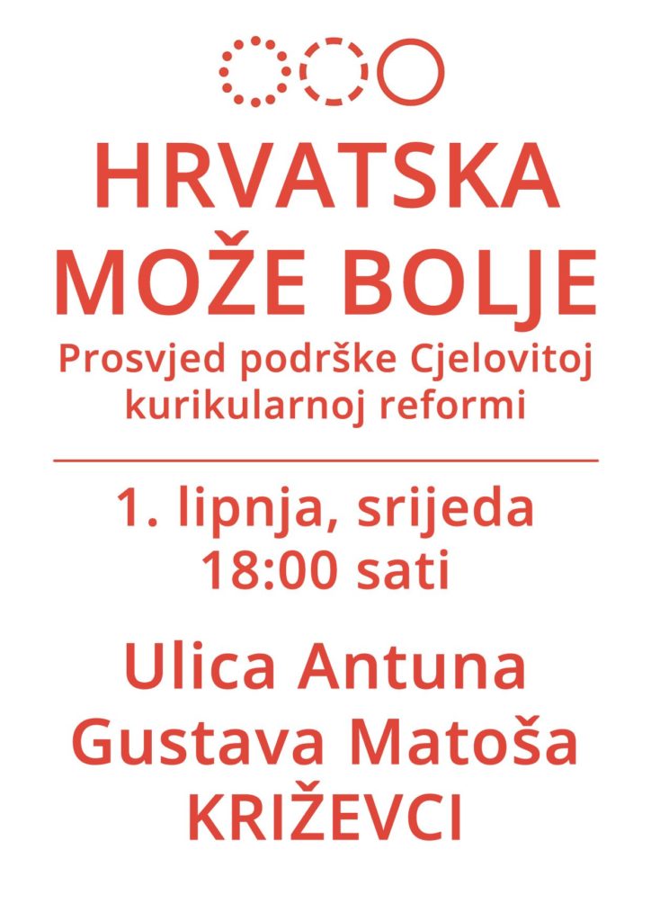 Poziv_prosvjed_Hrvatska_moze_bolje_Krizevci_plakat