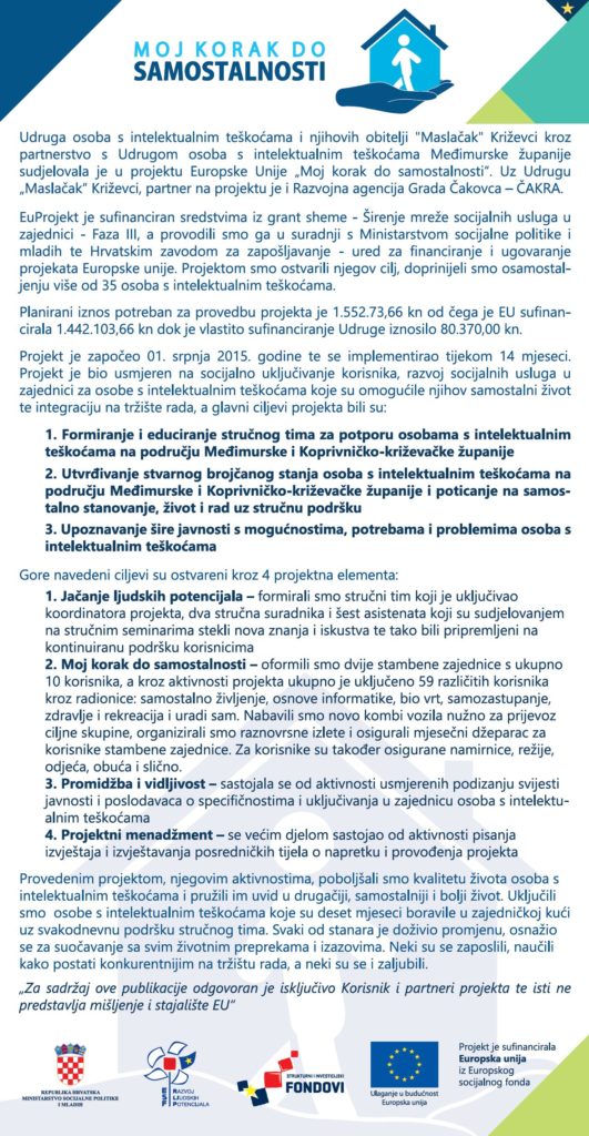 letak_moj_korak_do_samostalnosti_projekt_udruga_maslacak