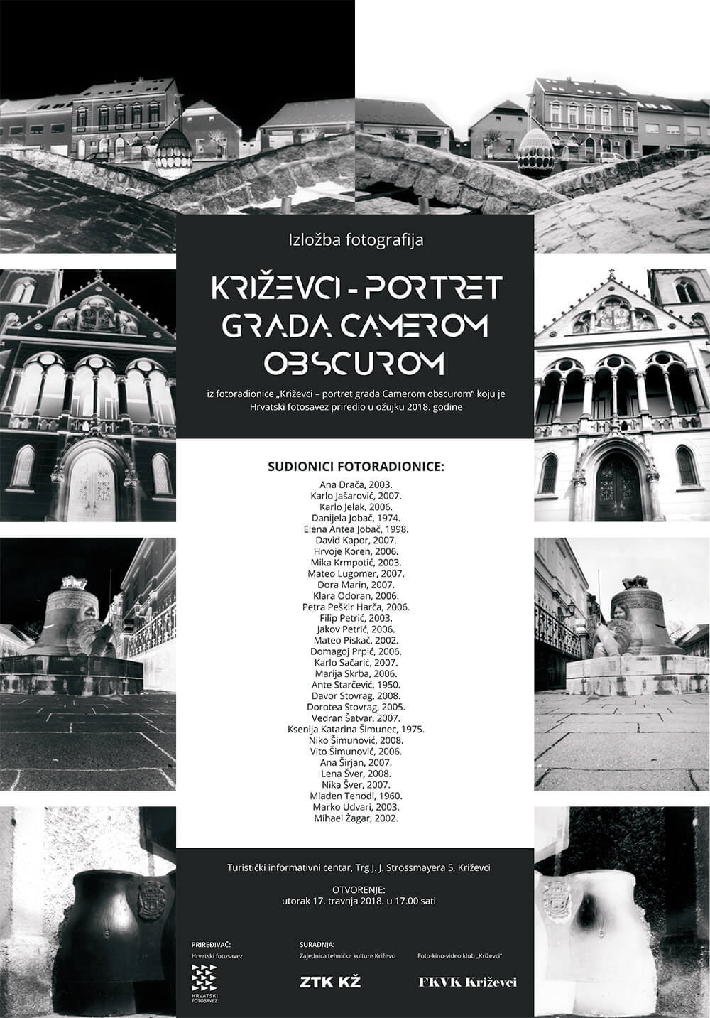 izložba fotografija 'Križevci - portret grada camerom obscurom'