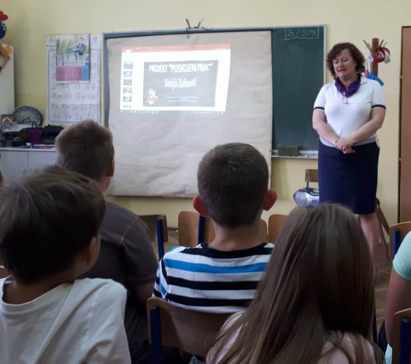 Projekt čitanja 'Posvojeni pisac' u OŠ Ljudevita Modeca Križevci