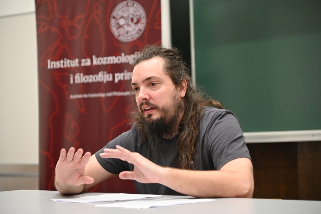 Petar Pavlović na predavanju u Zagrebu, 2023