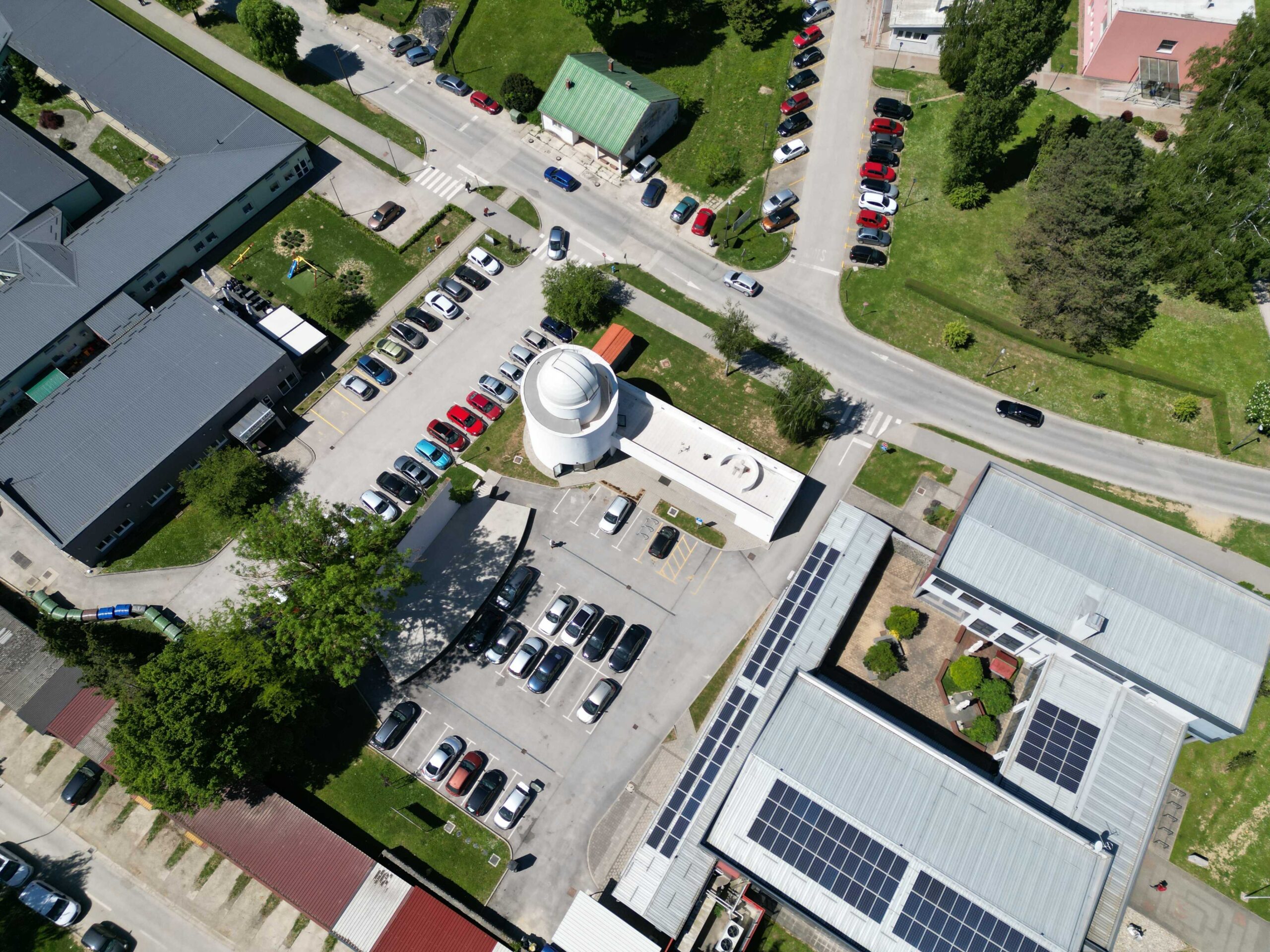 Križevačka zvjezdarnica "iz svemira" (foto iz arhive AD Perzeidi)