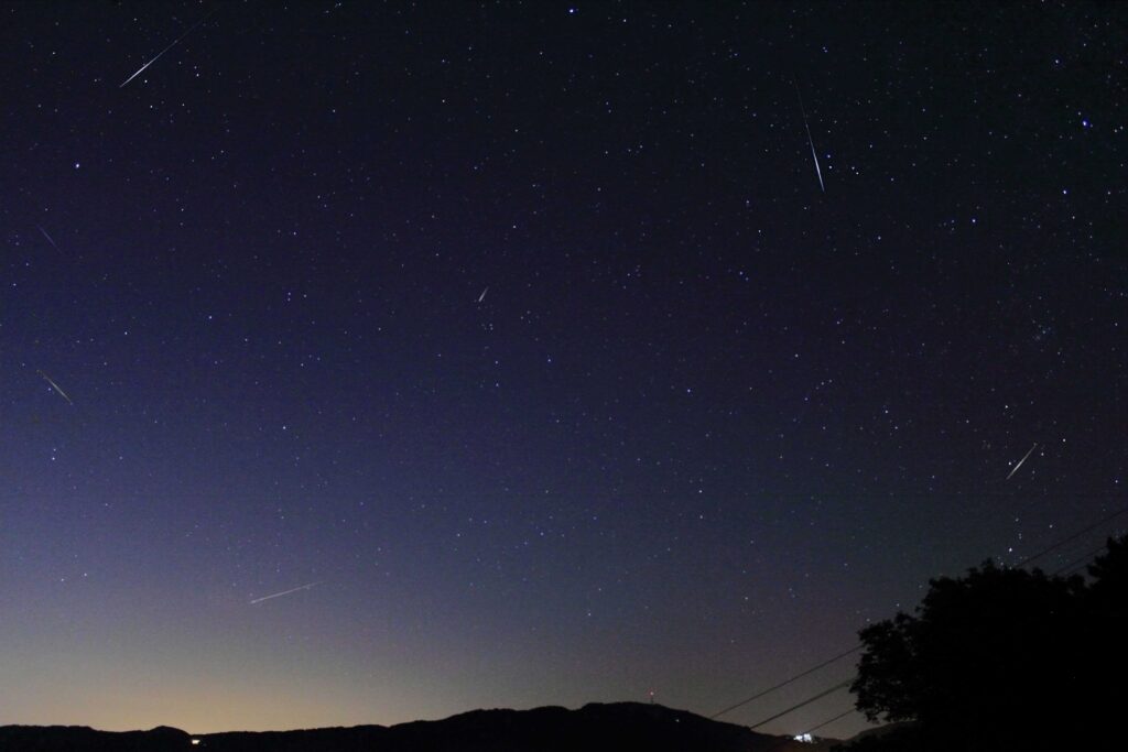 Perzeidi nad Kalnikom 12. kolovoza .2020. (foto Martin Vujic)