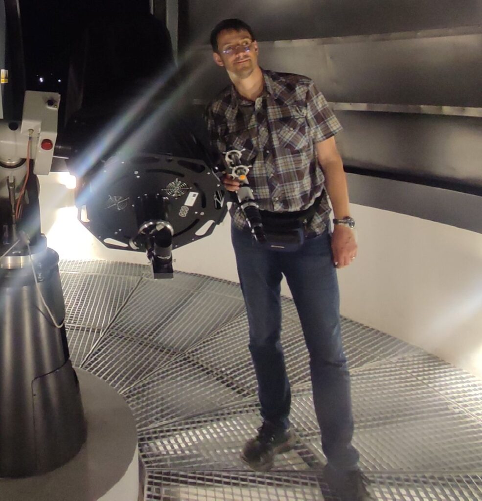 Poznatu križevačku zvjezdarnicu posjećuju i poznate osobe (foto Sergej Novosel, 19. svibnja 2024.)