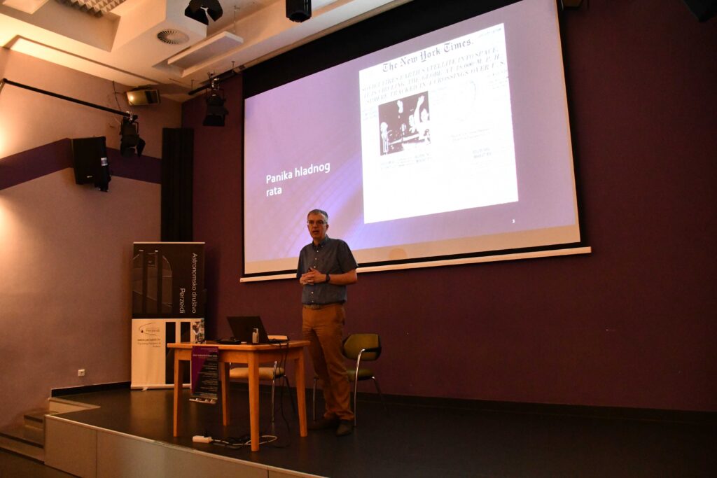 Prof. Goran Vojković na Danima meteorita Križevci 26. lipnja 2025. (foto iz arhive AD Perzeidi)